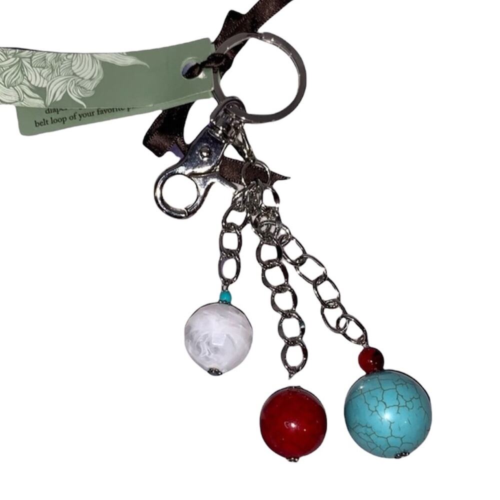 NWT Miche Nautic Purse‎ Charm Keychain Beaded Nautical Bag Charm